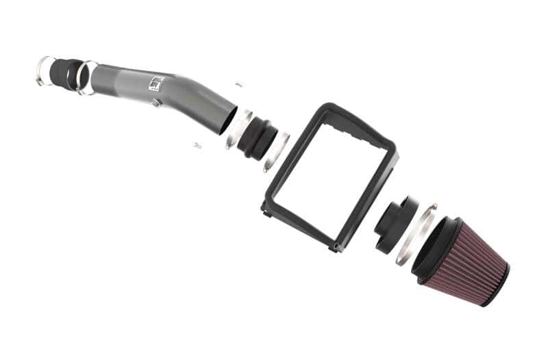 K&N Engineering — K&N 18-24 Ford F150 3.3L V6 Performance Air Intake System w/ Red Air Filter
Air Intake System - view 7