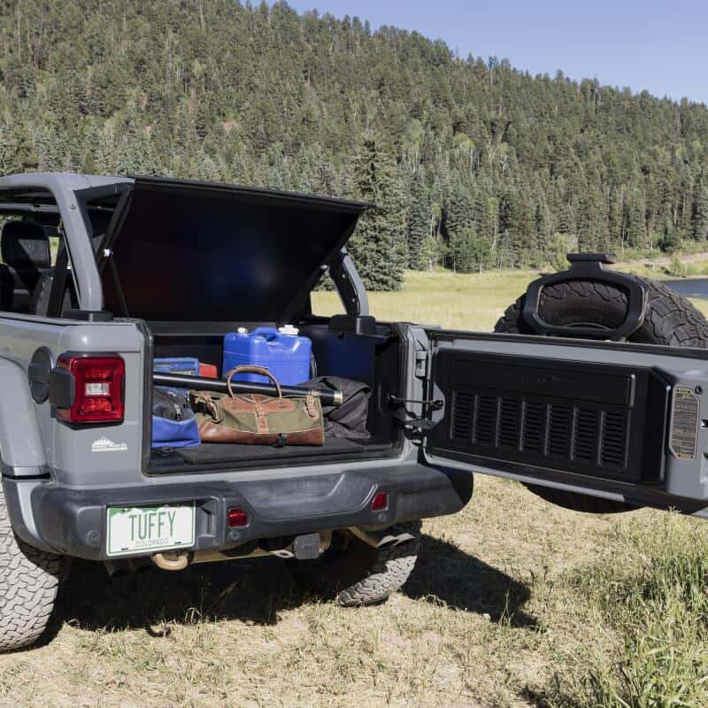 Tuffy Products — Tuffy Deluxe Enclosure For Jeep Wrangler W/ Subwoofer
Cargo Enclosure - view 14