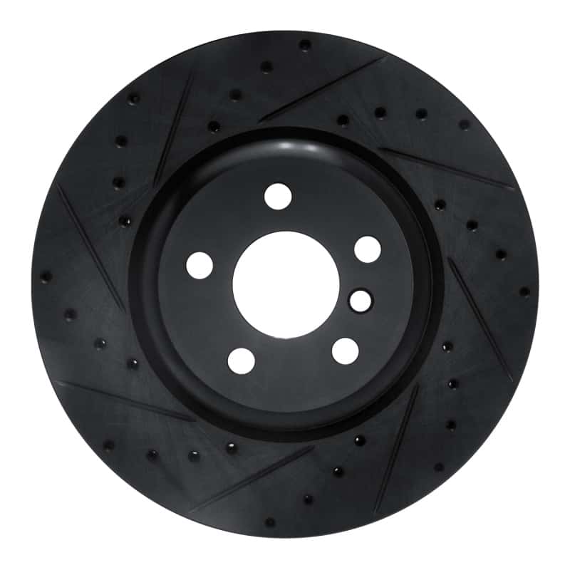 R1 Concepts — R1 16-25 BMW 430I Rear Left Drilled & Slotted Black Brake Rotor
R1 Brake Rotor Drill - view 1