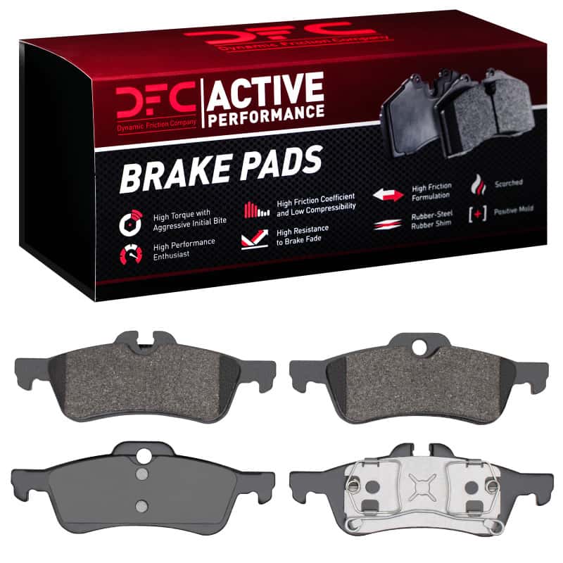 DFC — DFC 02-08 Mini Cooper (Excl Clubman) Rear Active Performance Pads - Low Metallic
DFC Brake Pad Set - view 4