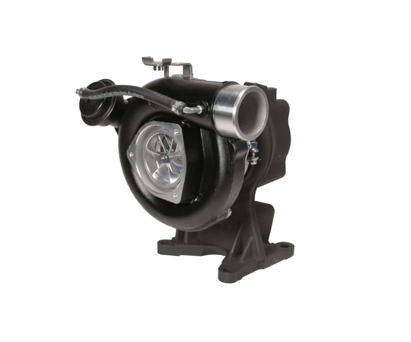 Fleece Performance — Fleece Performance 01-04 GM Duramax 6.6L LB7 63mm Billet LB7 Cheetah Turbocharger
Turbo - view 9