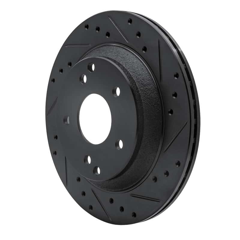 R1 Concepts — R1 88-96 Chevrolet Corvette Rear Right Drilled & Slotted Black Brake Rotor
R1 Brake Rotor Drill - view 2