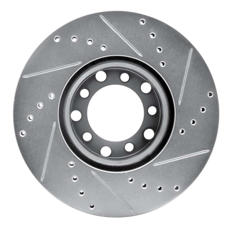 R1 Concepts — R1 72-74 Mercedes-Benz 350SL Front Left Drilled & Slotted Silver Brake Rotor
R1 Brake Rotor Drill - view 5
