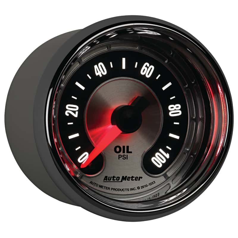 AutoMeter — Autometer American Muscle 52mm Full Sweep Electric 0-100 PSI Oil Pressure Gauge
GA 2" OILP STEPPR AM - view 9
