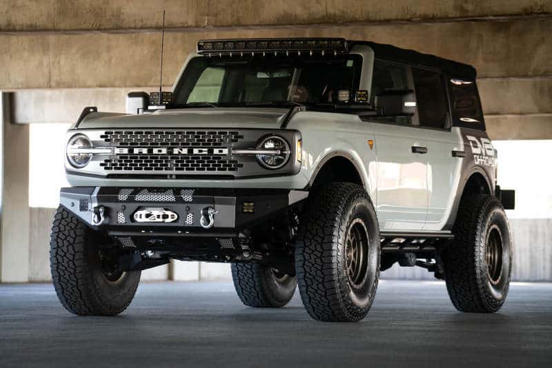 DV8 Offroad — DV8 Offroad 2021+ Ford Bronco Front Bumper Winch Capable w/ Optional Bull Bar/Aux Light Opening - view 17