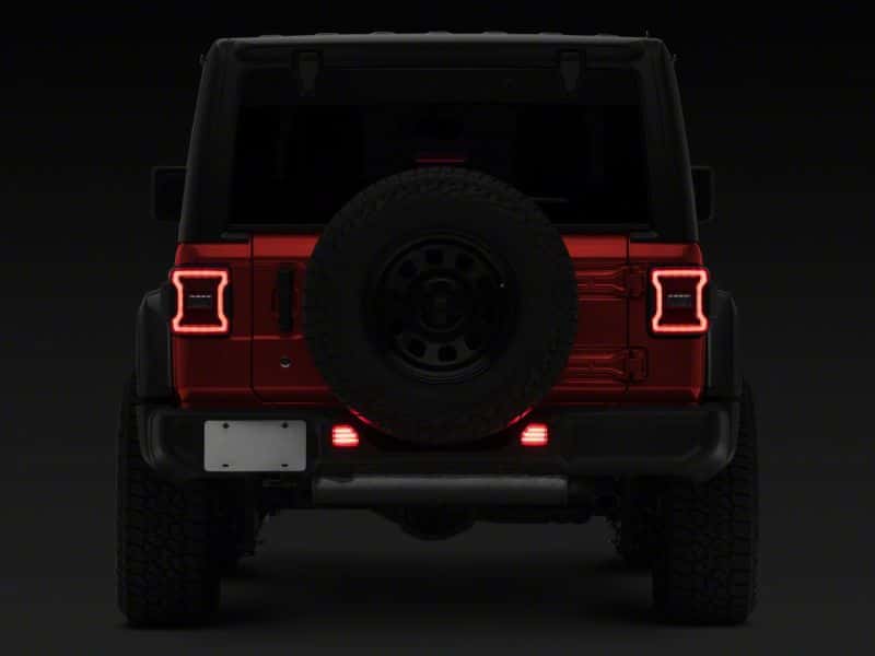Raxiom — Raxiom 18-23 Jeep Wrangler JL Moab Rubicon Sahara Axial LED Rear Bumper Reflector Lights- Clear
Lights - view 6