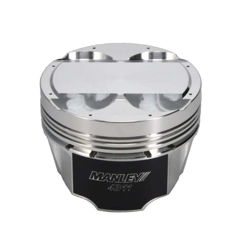 Manley Performance — Manley Mitsubishi 4B11 86.5mm Bore 10.0:1 CR +2cc Dome Turbo Tuff Piston Set w/ Rings
Piston Set - view 5