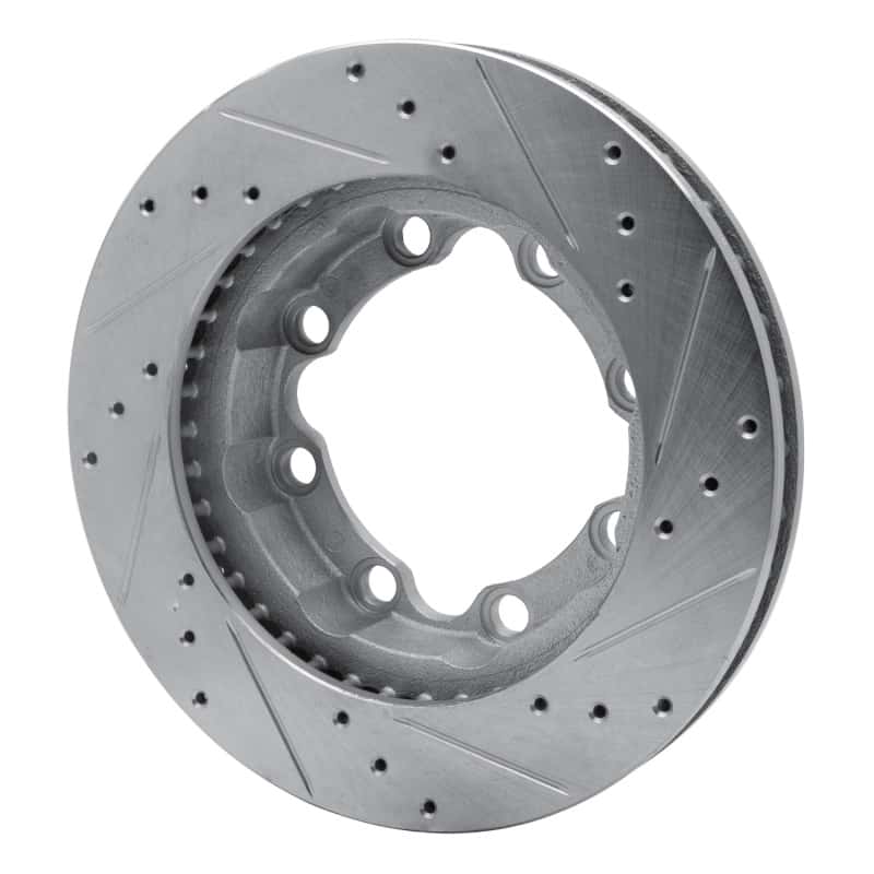 R1 Concepts — R1 88-00 Chevrolet Suburban 1500 Front Left Drilled & Slotted Silver Brake Rotor
R1 Brake Rotor Drill - view 4