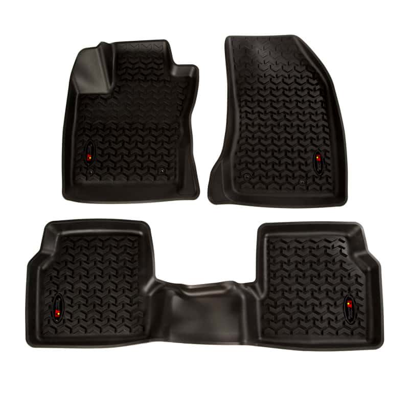 Rugged Ridge — Rugged Ridge Floor Liner Front/Rear Black 2018-2019 Jeep Compass
Floor Mat Set - view 2