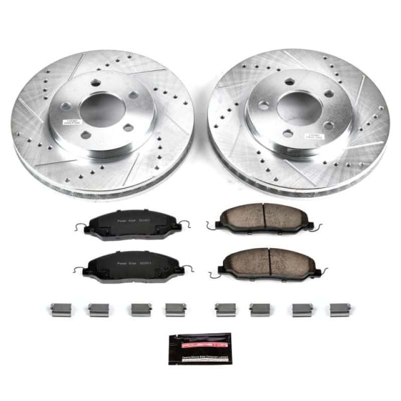 PowerStop — Power Stop 05-10 Ford Mustang Front Z23 Evolution Sport Brake Kit - view 1