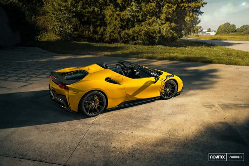 Vossen — Vossen x Novitec NF10 21x9.5in - 5x114.3 BP - ET28 - Gloss Black Ferrari SF90 Front Wheel - view 2