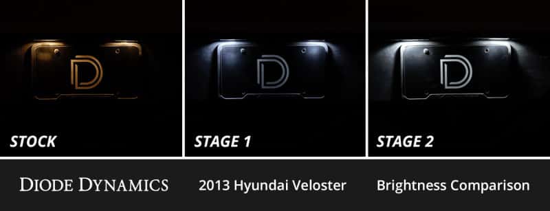 Diode Dynamics — Diode Dynamics 12-18 Hyundai Veloster Interior LED Kit Cool White Stage 2 - view 3
