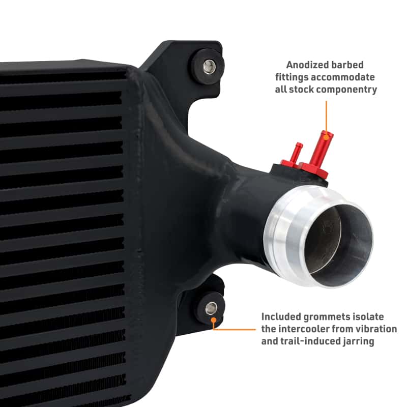 Mishimoto — Mishimoto 2024+ Toyota Tacoma Performance Intercooler - Black
Intercooler - view 5
