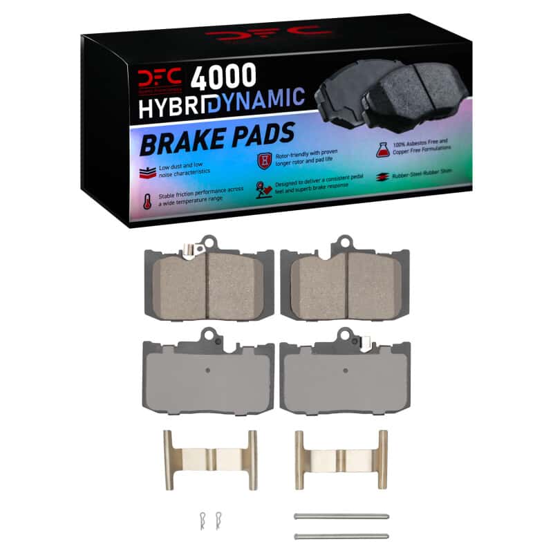 DFC — DFC 13-25 Lexus RC350 Front 4000 HybriDynamic Brake Pads and Hardware Kit
DFC Brake Pad Set - view 1
