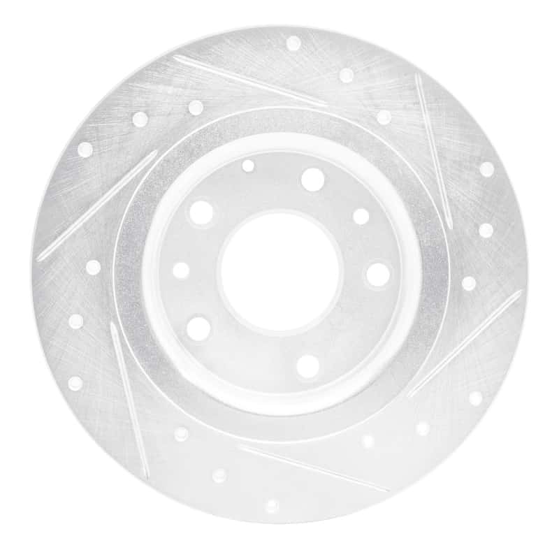 R1 Concepts — R1 16-18 Mazda CX-3 Rear Left Drilled & Slotted Silver Brake Rotor
R1 Brake Rotor Drill - view 5