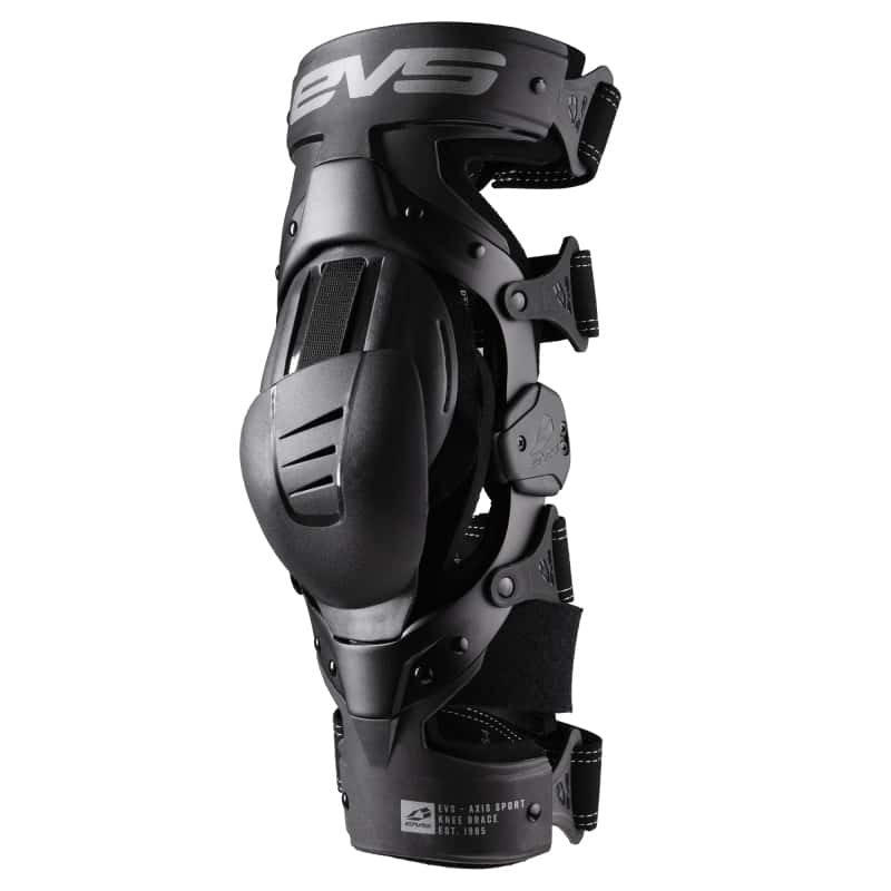 EVS — EVS Axis Sport Knee Brace Black/Black/Grey - Small/Left - view 2