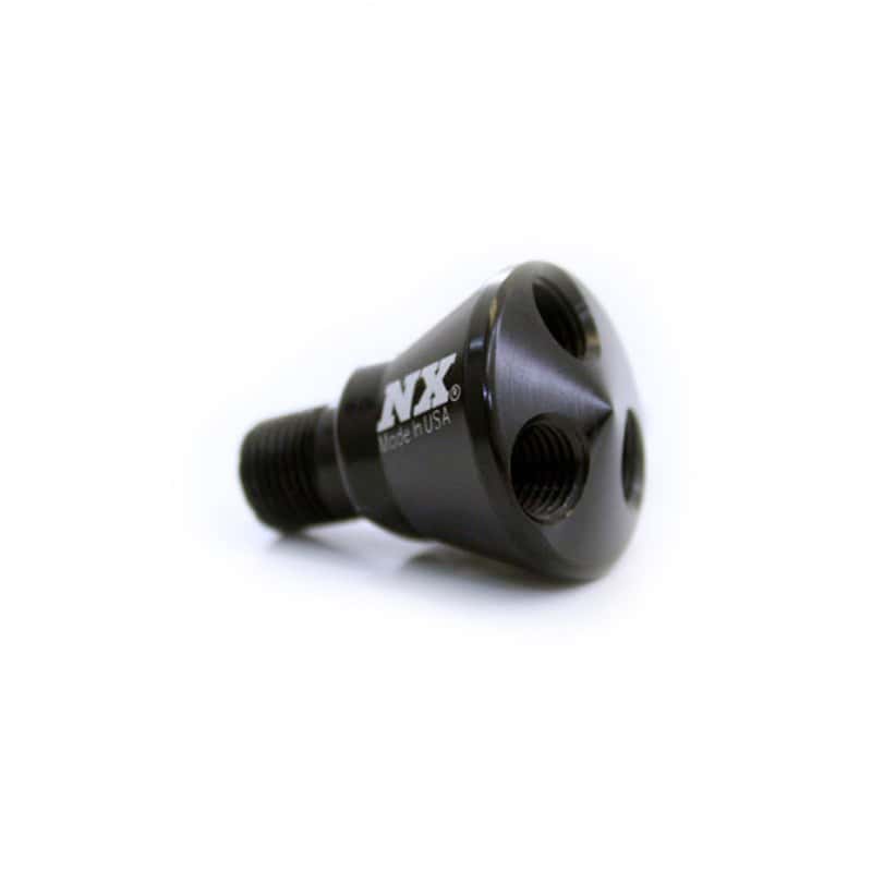 Nitrous Express — Nitrous Express 3 Port Showerhead Distribution Block - Black
Distribution Block
N2ODstributionBlk - view 2