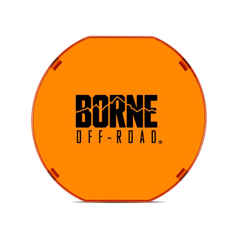 Borne Off-Road — Borne Off-Road 7in Round Light Cover Amber - view 3
