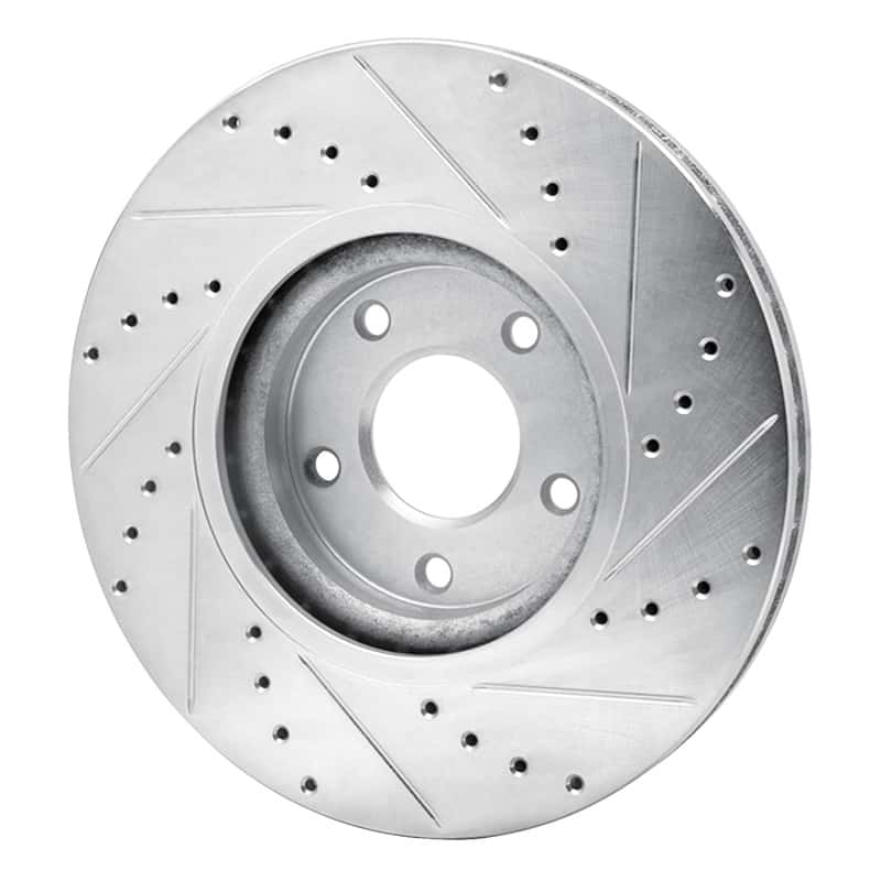 R1 Concepts — R1 07-17 Nissan Juke Front Left Drilled & Slotted Silver Brake Rotor
R1 Brake Rotor Drill - view 4