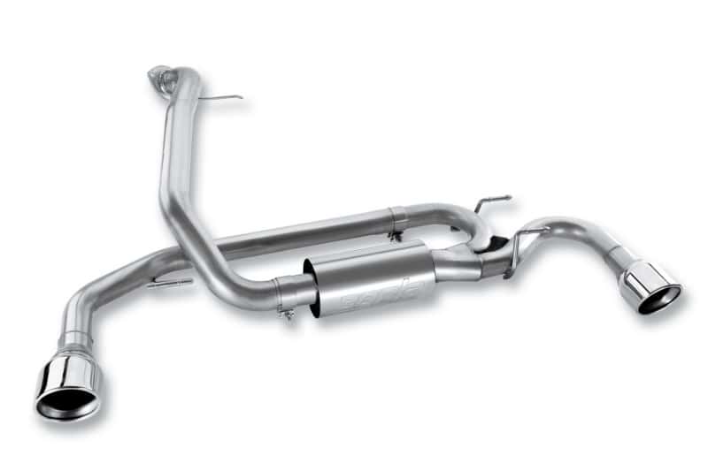 Borla — Borla 10-13 Mazda 3/Mazdaspeed 3 2.5L/2.3L Turbo FEW MT Hatchback SS Exhaust (rear section only)
Axle-Back System
ExhstSysKt - view 7