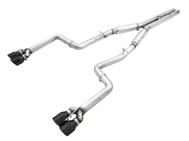 AWE Tuning — AWE Tuning 2015+ Dodge Challenger 6.4L/6.2L SC Track Edition Exhaust - Quad Diamond Black Tips
Track Exhaust - view 1