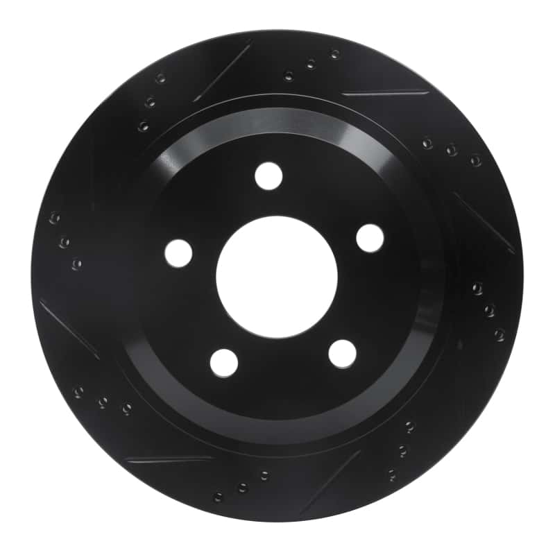 R1 Concepts — R1 98-02 Chevrolet Camaro Rear Left Drilled & Slotted Black Brake Rotor
R1 Brake Rotor Drill - view 1