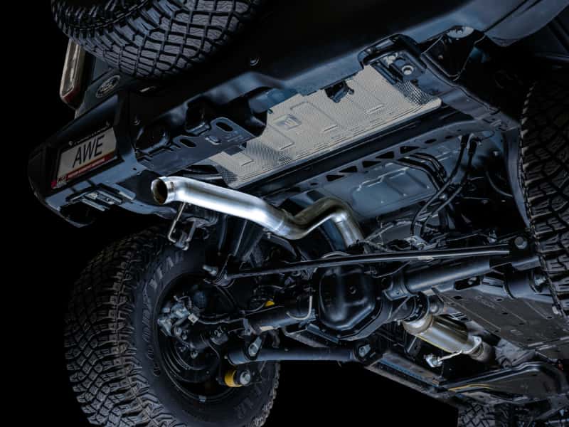 AWE Tuning — AWE Tuning 2021+ Ford Bronco 0FG Exhaust (No Tips) w/ Bash Guard
0FG Catback - view 7