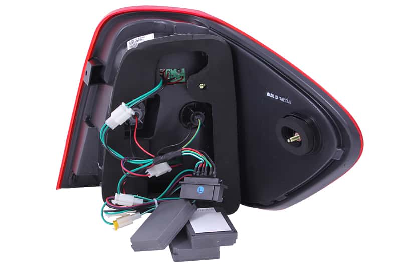 ANZO — ANZO 2006-2007 Mercedes Benz M Class W164 LED Taillights Red/Clear - view 5