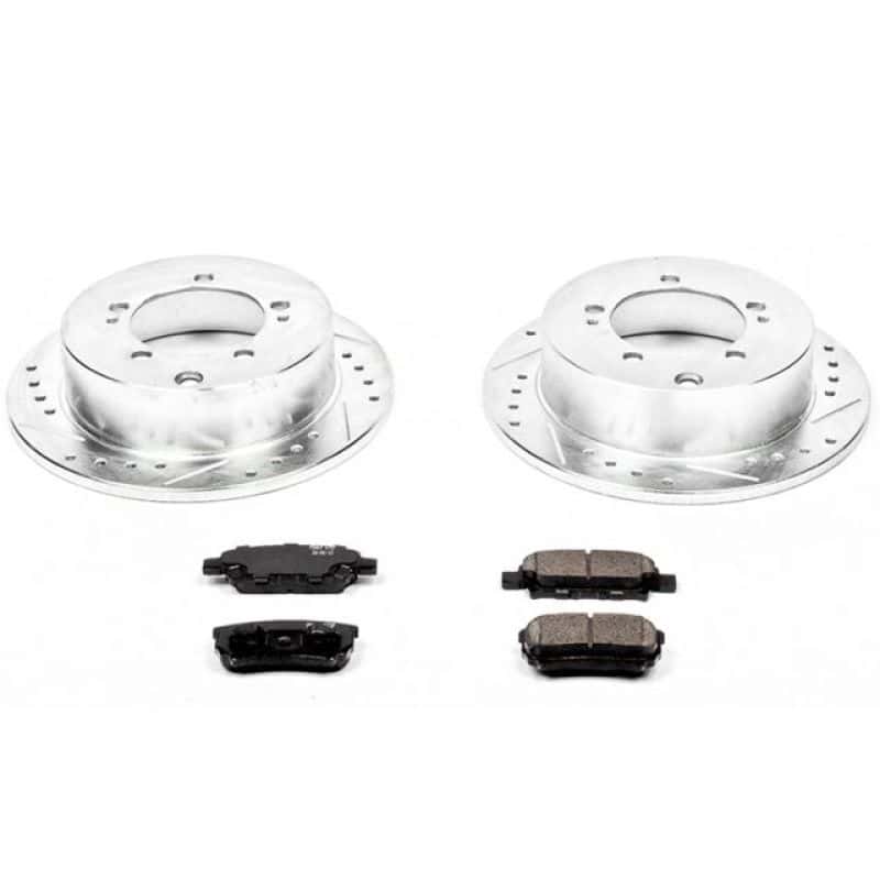 PowerStop — Power Stop 04-06 Mitsubishi Lancer Rear Z23 Evolution Sport Brake Kit - view 1