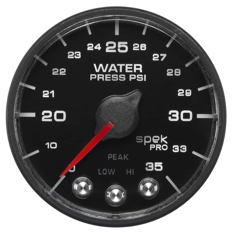 AutoMeter — Autometer Spek-Pro - Nascar 2-1/16in Water Press 0- 35 psi Bfb Sp
GA 2" WP 35 BFB SPEK - view 9