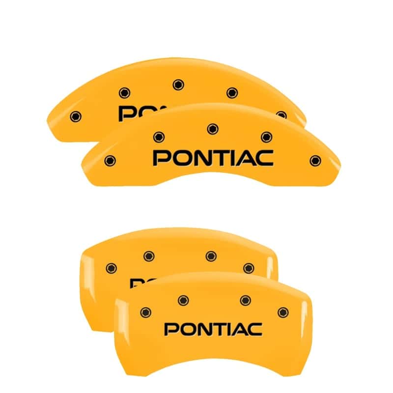 MGP — MGP 4 Caliper Covers Engraved Front & Rear Pontiac Yellow Finish Black Char 2010 Pontiac G6
Caliper Covers - view 1