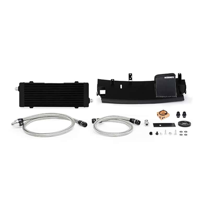 Mishimoto — Mishimoto 2016+ Ford Focus RS Thermostatic Oil Cooler Kit - Black - view 1
