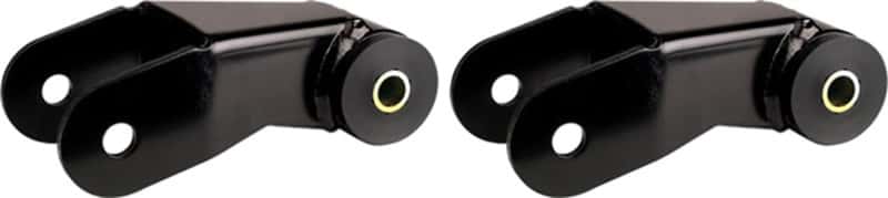 RockJock — RockJock XJ Cherokee Boomerang Leaf Spring Shackles 5in w/ Urethane Bushings and Hardware
LeafSpShclKt - view 1