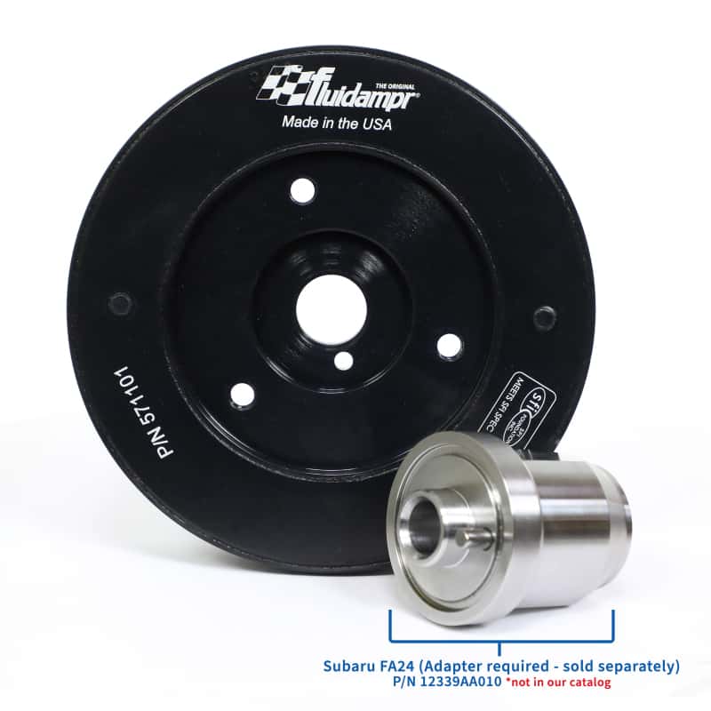 Fluidampr — Fluidampr 13-20 Subaru BRZ / 15-22 Subaru WRX / Toyota 4U-GSE Steel Internally Balanced Damper
Harmonic Balancer - view 6