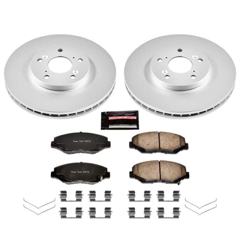 PowerStop — Power Stop 03-08 Honda Pilot Front Z17 Evolution Geomet Coated Brake Kit - view 1