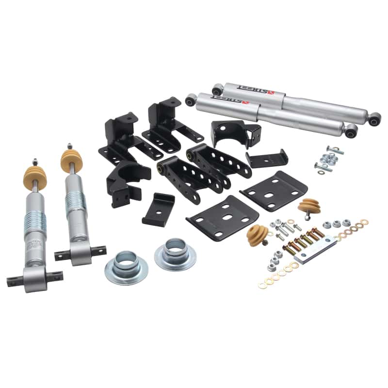 Belltech — Belltech LOWERING KIT 14-17 Chevy Silverado/Sierra 1in to -2in Front/4in Rear w/ Street Perf Shocks
LOWERING KIT - view 9