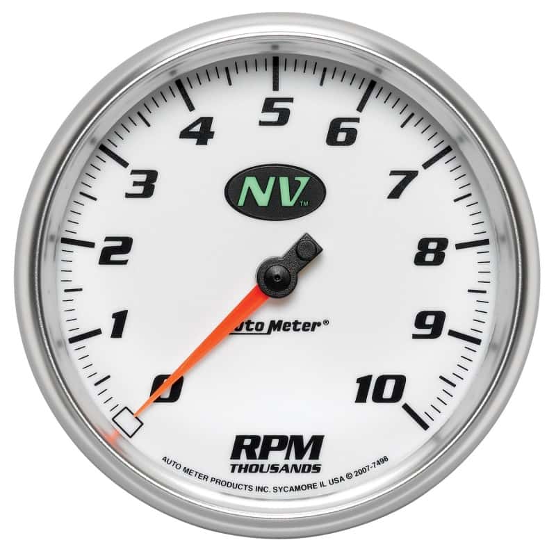 AutoMeter — AutoMeter Gauge Tachometer 5in. 10K RPM In-Dash NV
5" TACH, 10,000 RPM, - view 1