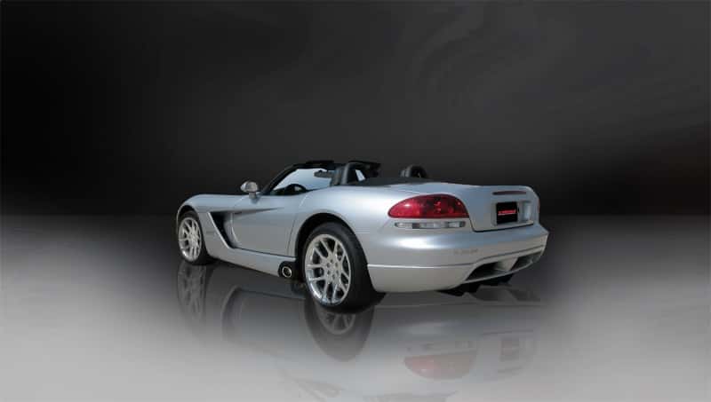 CORSA Performance — Corsa 2003-06 Dodge Viper 8.3L Polished Sport Cat-Back Exhaust (2.5in Inlet for Use w/ Stock Conv.)
Exhaust - view 6