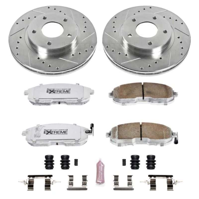 PowerStop — Power Stop 00-01 Infiniti I30 Front Z26 Street Warrior Brake Kit - view 1