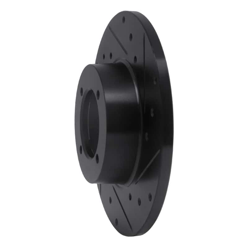 R1 Concepts — R1 70-73 Nissan 240Z Front Right Drilled & Slotted Black Brake Rotor
R1 Brake Rotor Drill - view 2