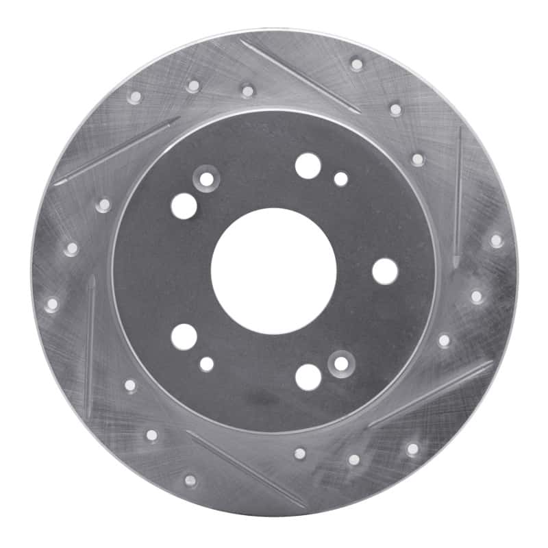 R1 Concepts — R1 06-15 Honda Civic Si Rear Right Drilled & Slotted Silver Brake Rotor
R1 Brake Rotor Drill - view 1