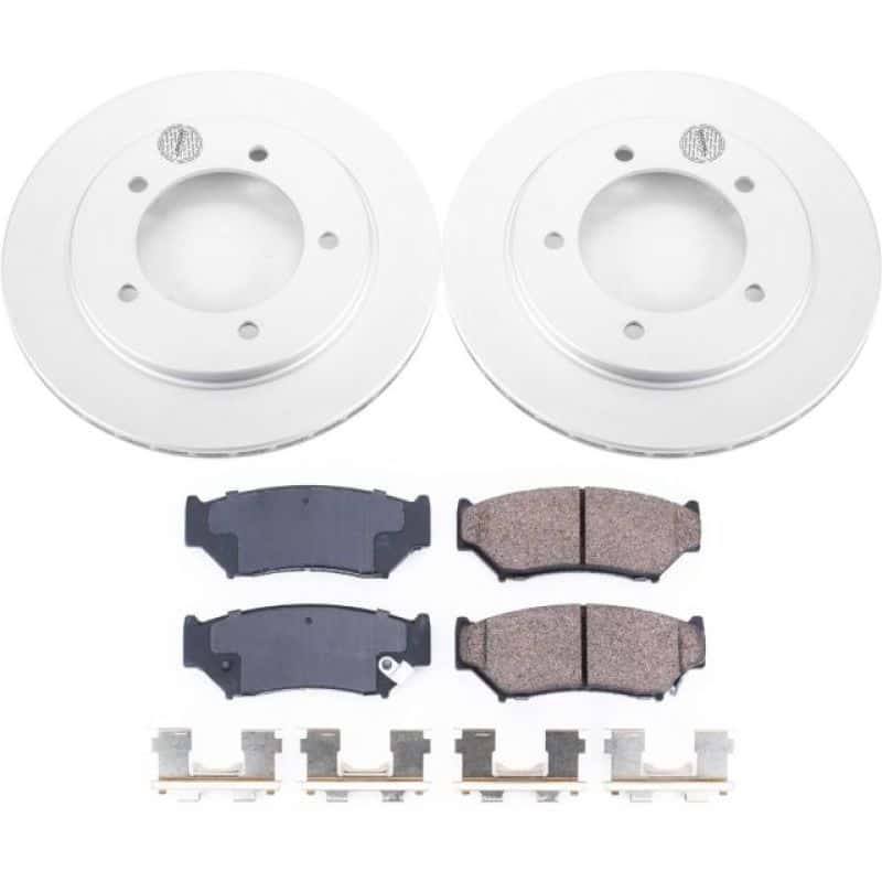 PowerStop — Power Stop 00-04 Chevrolet Tracker Front Z17 Evolution Geomet Coated Brake Kit - view 1