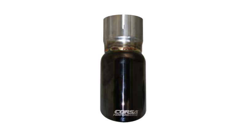 CORSA Performance — Corsa Single Universal 2.5in Inlet / 3in Outlet Black PVD Pro-Series Tip Kit
Exhaust - view 6