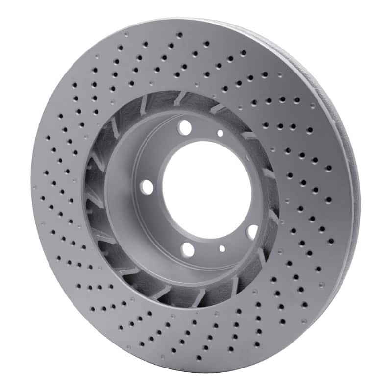 DFC — DFC 09-23 Porsche 718 Cayman Right Front Drilled GeoSPEC Coated Rotor
DFC Brake Rotor - view 4
