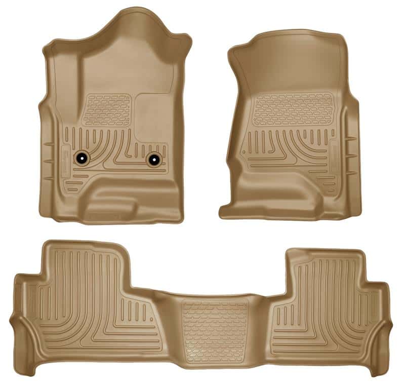 Husky Liners — Husky Liners 2015 Chevy/GMC Tahoe/Yukon WeatherBeater Combo Tan Floor Liners
Floor Liners - view 2