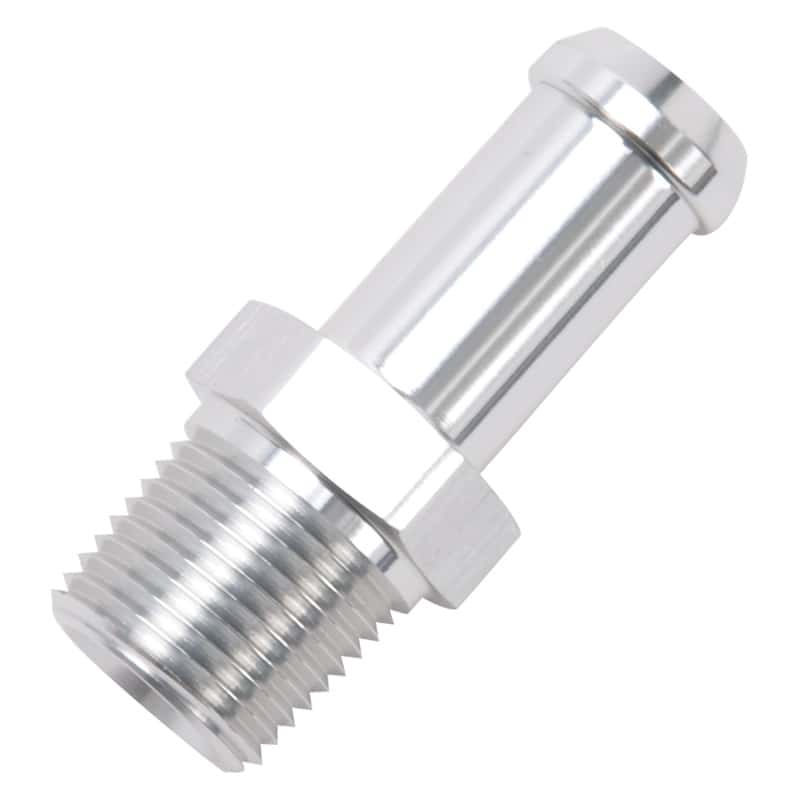 Edelbrock — Edelbrock Hose End Straight 3/8In NPT to 1/2In Barb Clear Anodize
KIT PARTS - view 3