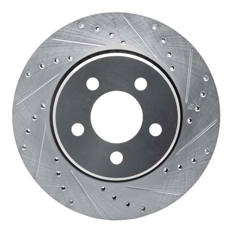 R1 Concepts — R1 07-12 Dodge Nitro Front Right Drilled & Slotted Silver Brake Rotor
R1 Brake Rotor Drill - view 1