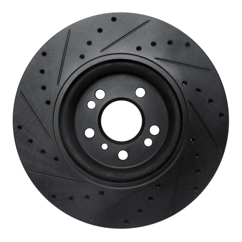 R1 Concepts — R1 06-12 Mercedes-Benz ML500 (USA/Canada) Front Right Drilled & Slotted Black Brake Rotor
R1 Brake Rotor Drill - view 5