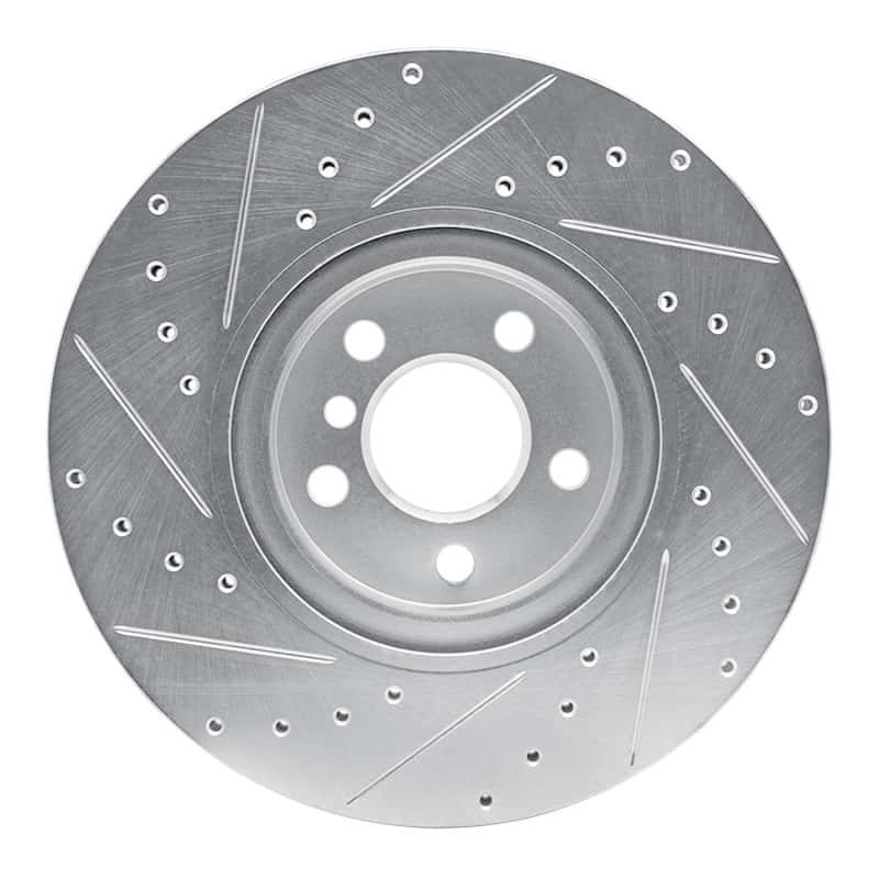 R1 Concepts — R1 15-25 BMW X1 (USA/Canada) Front Right Drilled & Slotted Silver Brake Rotor
R1 Brake Rotor Drill - view 5