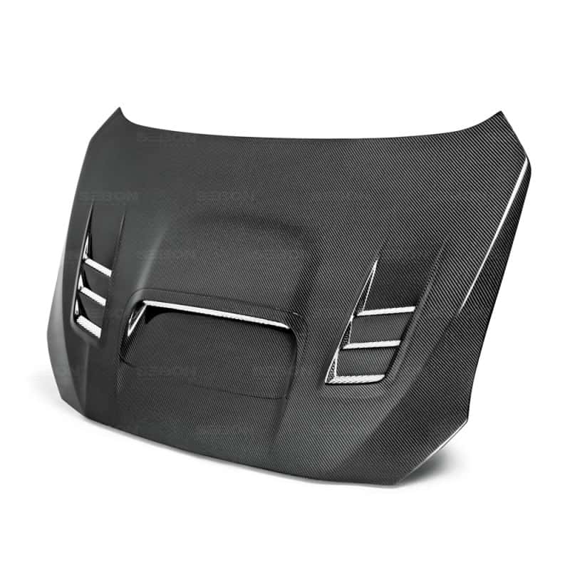 Seibon — Seibon 2015 Subaru Impreza WRX/STI CW Style Carbon Fiber Hood - view 6